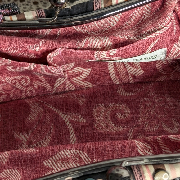 Mary Frances hand bag beads fabric - Picture 15 of 17